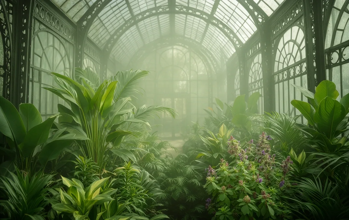 Invernadero botánico en Madrid